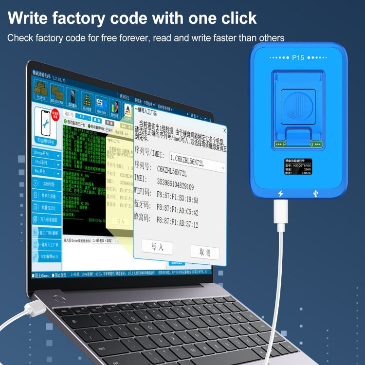 JCID P15 Nand Programador de Lectura Escritura BGA110