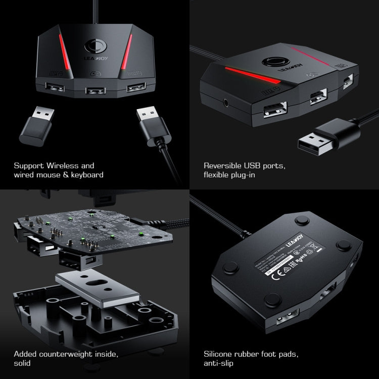 GameSir LeadJoy VX2 AimBox Teclado Ratón Consolas Precisión