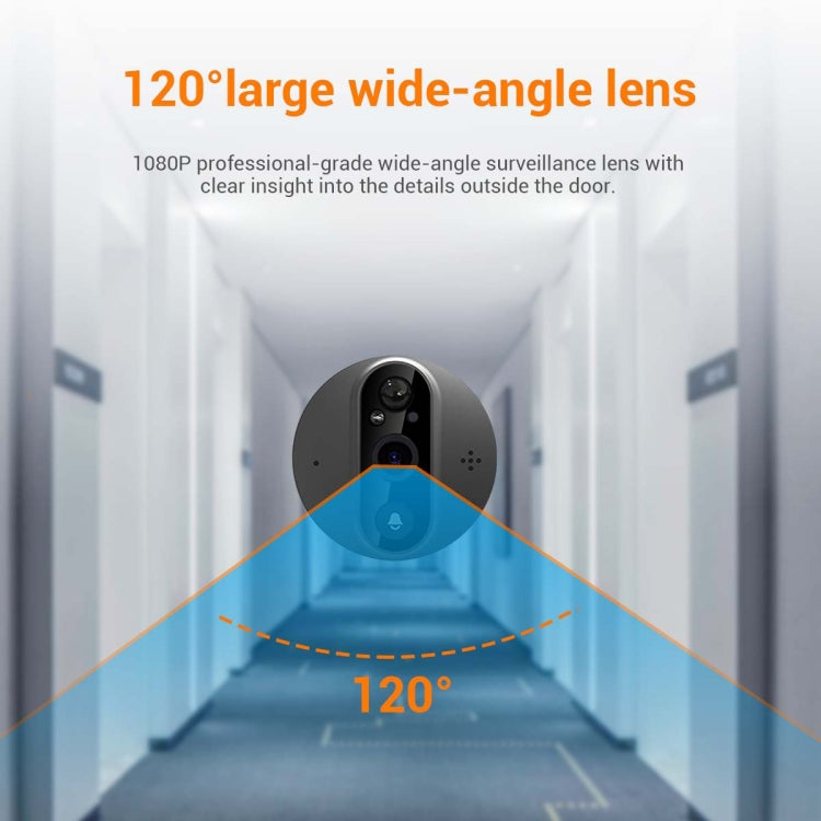 ESCAM C89 Visor de Puerta Digital Inteligente 1080P Con WiFi