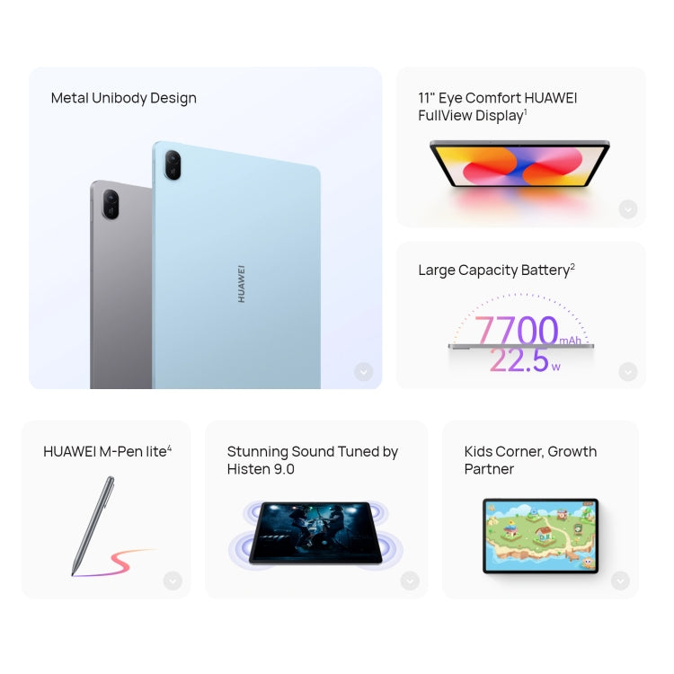 HUAWEI MatePad SE 11 2024 WiFi Tablet PC, 11 pulgadas HarmonyOS 4.2 Qualcomm Snapdragon 685 Octa Core, 8GB+128GB, 8GB+256GB
