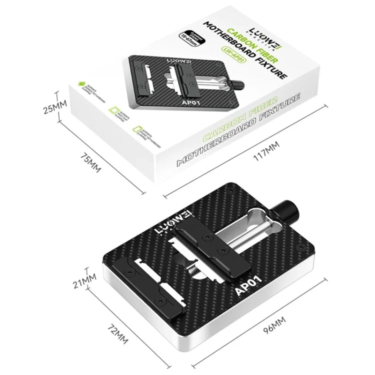Luowei LW-AP01 Placa Base Fibra Carbono Alta Temperatura