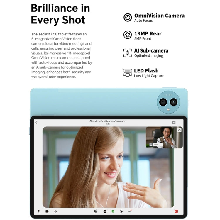 Tablet PC Teclast P50 de 11 pulgadas, Android 14 Unisoc T606 Octa Core, 4G LTE Dual SIM, P50