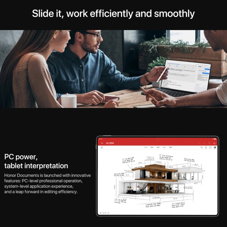 Tableta Honor MagicPad2 WiFi de 12,3 pulgadas con MagicOS 8.0.1 Qualcomm Snapdragon 8s Gen 3 Octa Core, 8GB+256GB, 12GB+256GB, 16GB+512GB, 16GB+1TB