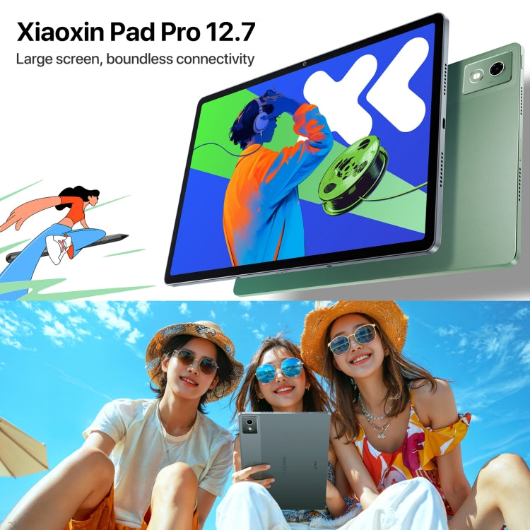 Tableta Lenovo Xiaoxin Pad Pro de 12,7 pulgadas con WiFi 2025, ZUI 16, MediaTek Dimensity 8300 Octa Core, compatible con reconocimiento facial y de huellas dactilares, 8GB+128GB, 8GB+256GB, 12GB+256GB