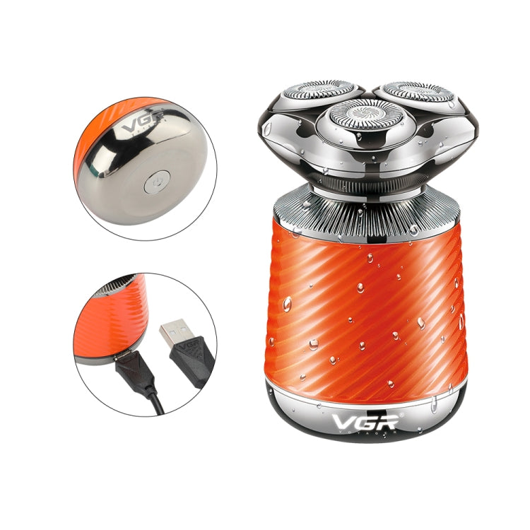 VGR V-391 Afeitadora Inteligente USB 3 En 1 Flotante