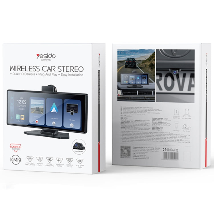 Yesido KM19 Consola Coche CarPlay Pantalla 10.26in