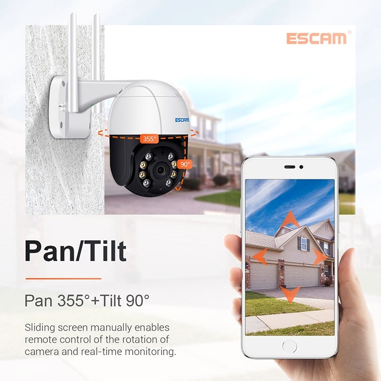 ESCAM QF518 Cámara IP WiFi 5MP HD Detección Humana AI