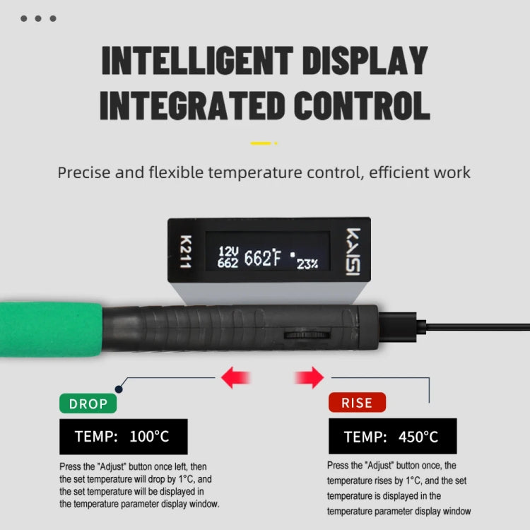 Kaisi K211 Soldador Portátil USB Suspensión Inteligente