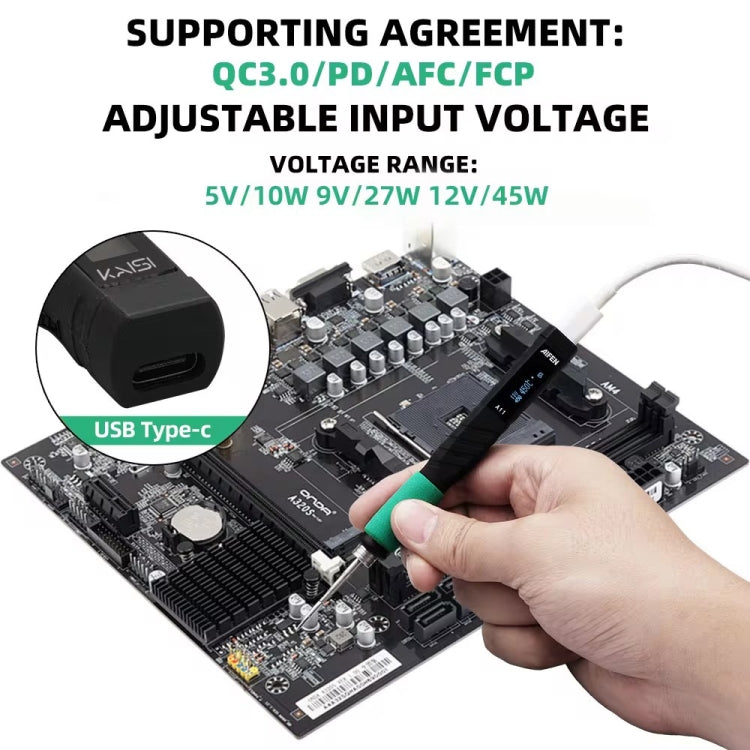 Kaisi K211 Soldador Portátil USB Suspensión Inteligente