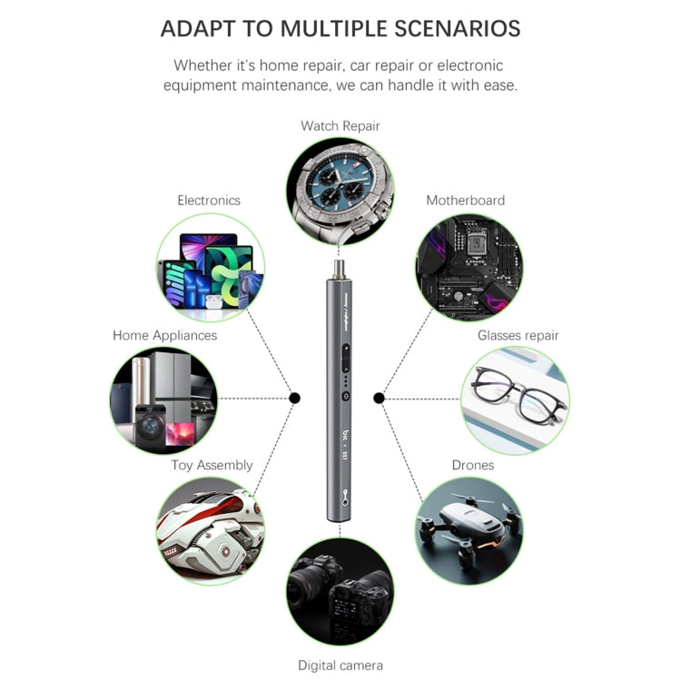 TBK BK-007 Juego Destornilladores Multifuncionales Ajustables