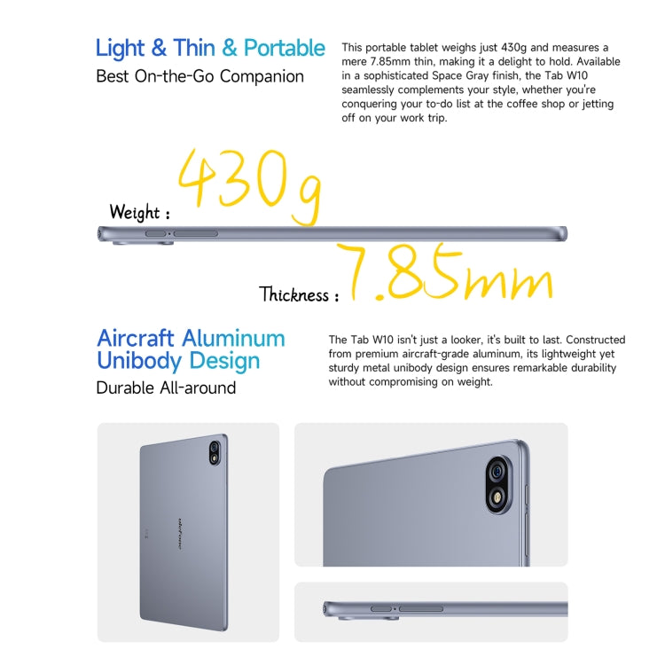 Ulefone Tab W10 Tableta 4GB+128GB WiFi Android14 10.1 by Ulefone