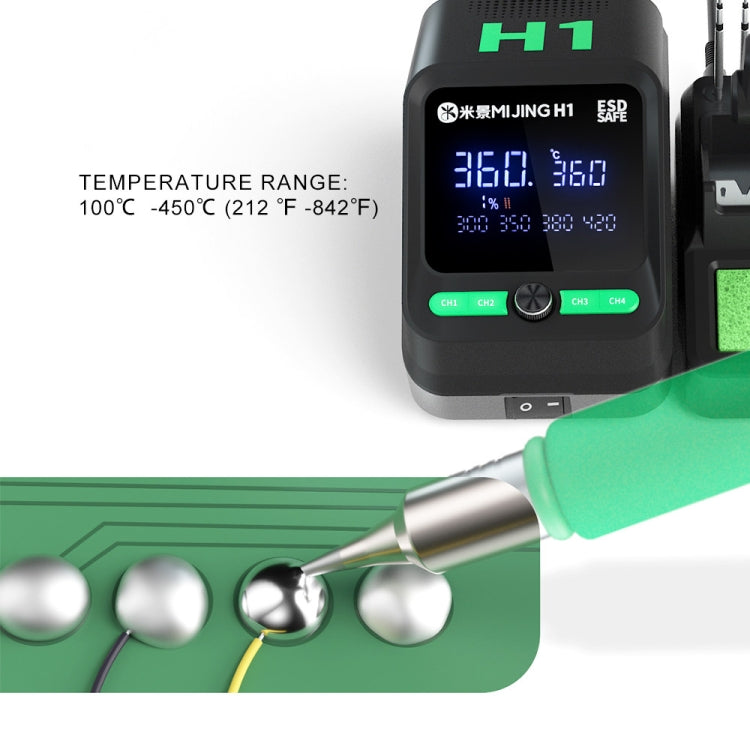 Mijing H1 Split Estación Soldadura Con Control Temperatura