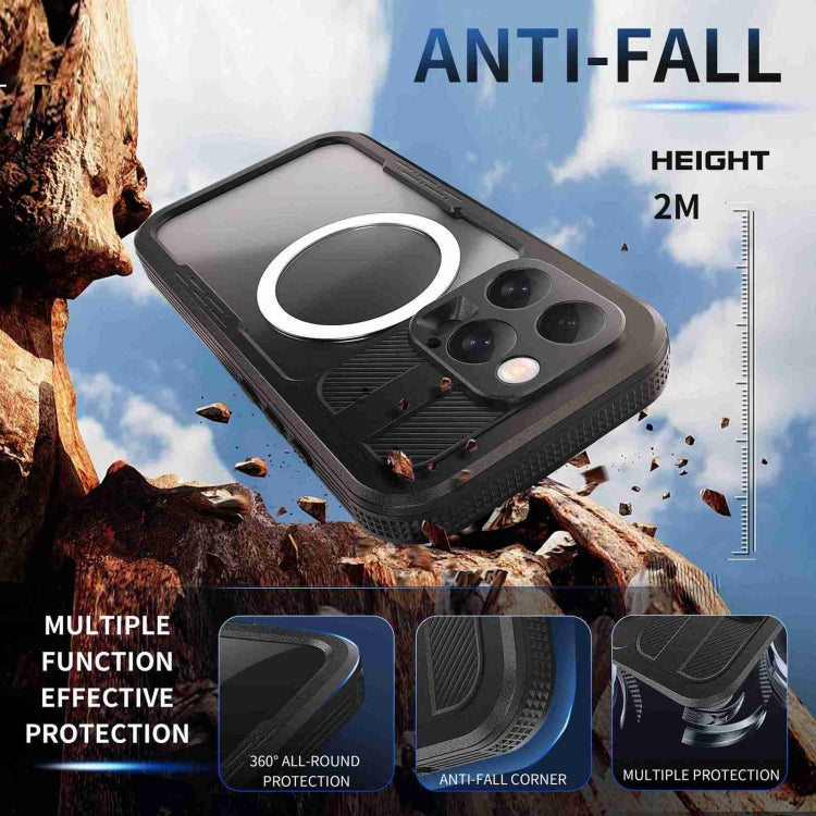 Funda para teléfono MagSafe con triple protección y resistencia al agua IP68 de RedPepper, For iPhone 16 Pro Max, For iPhone 16 Pro, For iPhone 16 Plus, For iPhone 16