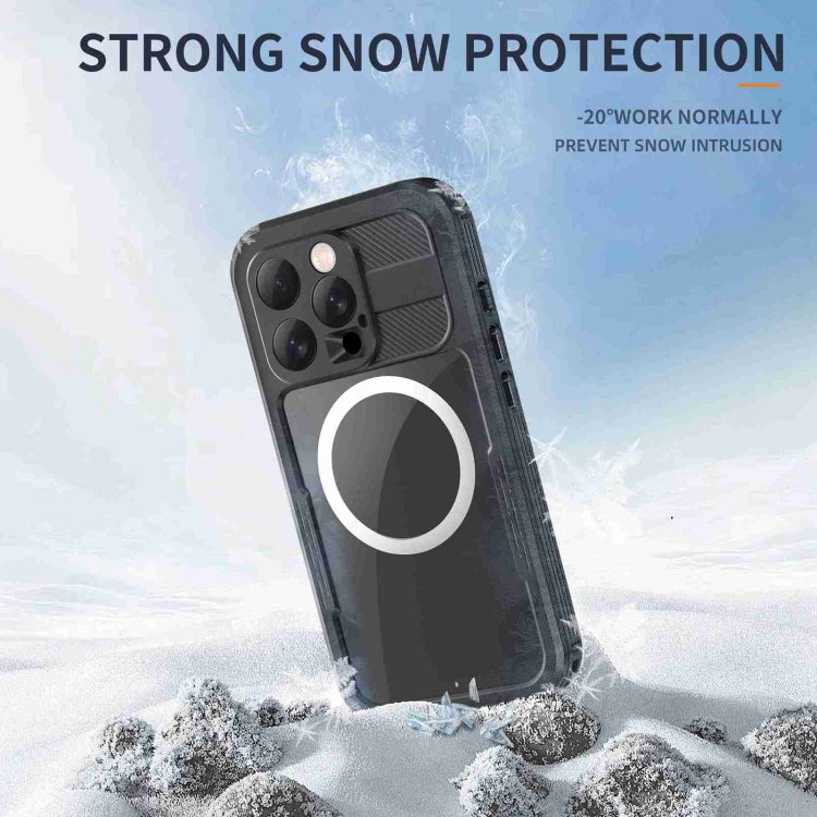 Funda para teléfono MagSafe con triple protección y resistencia al agua IP68 de RedPepper, For iPhone 16 Pro Max, For iPhone 16 Pro, For iPhone 16 Plus, For iPhone 16