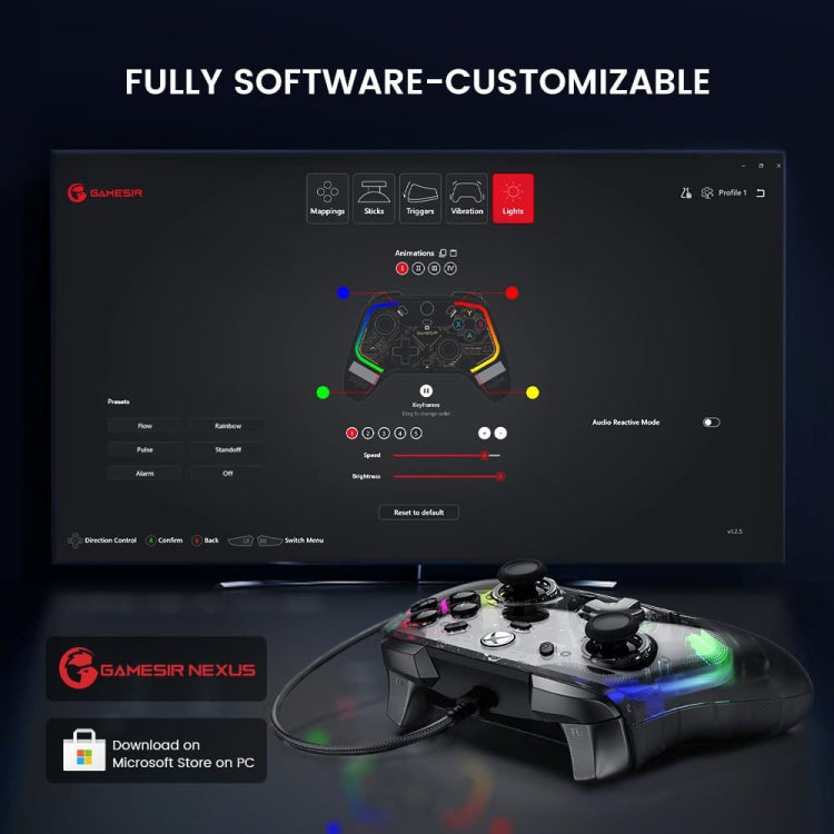 GameSir Kaleid Mando Para Xbox Tecnologia De Efecto Hall De Alta Precisión