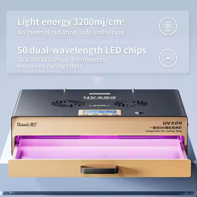 Qianli UVX24 Lámpara De Curado UV 16 Pulgadas Potente