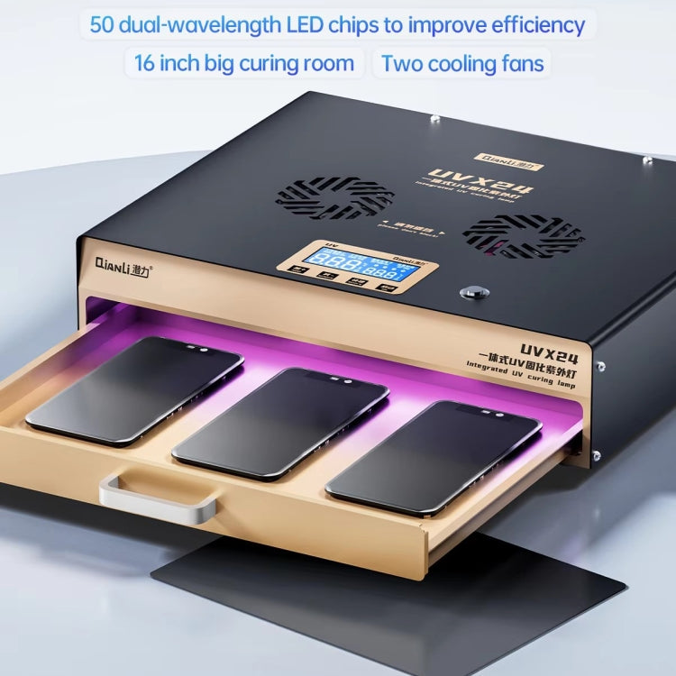 Qianli UVX24 Lámpara De Curado UV 16 Pulgadas Potente