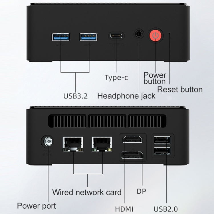 Jumper N100 Pro II Mini PC 8GB+256GB Alder Lake N100