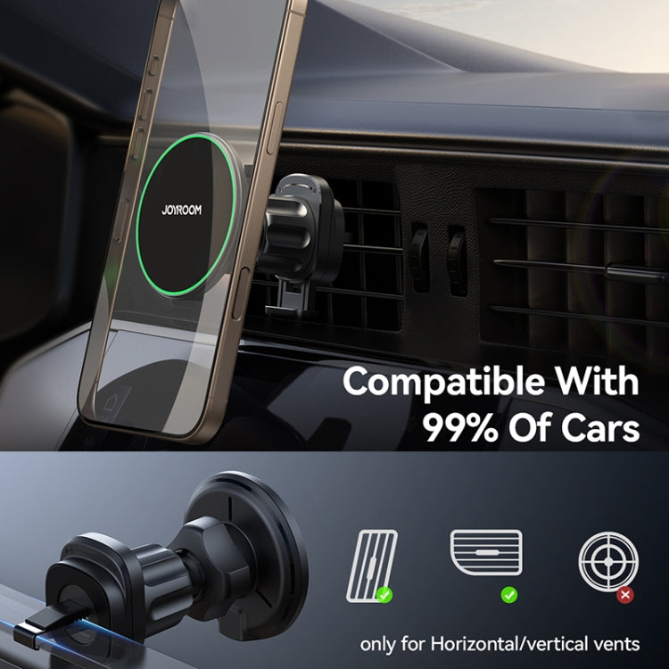 Joyroom JR-ZS412 Soporte Carga Inalámbrica Auto Qi2 15W