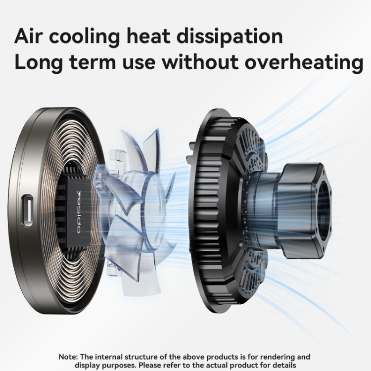 Yesido C315 Soporte Carga Inalámbrica Ventilación Coche 15W
