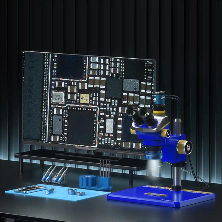 Mechanic Mic3 Microscopio Estereo Trinocular 4K Cámara Profesional