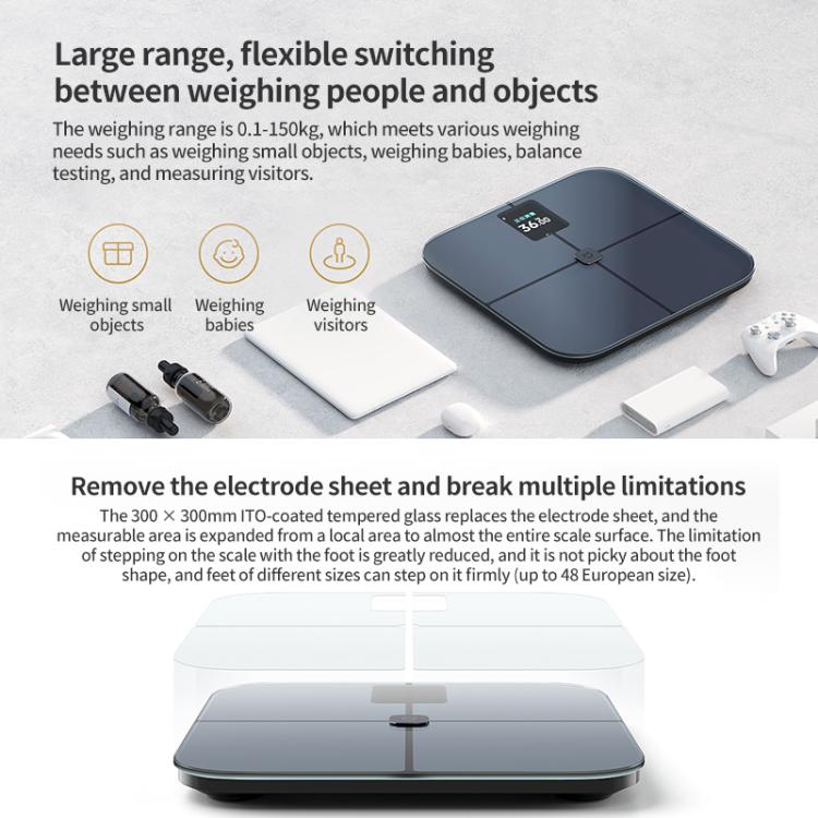 Xiaomi Mijia S400 Pro Báscula de Grasa Corporal Bluetooth 5.1
