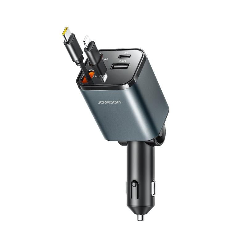Joyroom CCL05 Cargador De Coche Cable Retráctil Auto