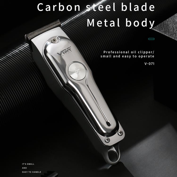 VGR V-071 Cortadora Pelo USB Cuchilla Acero Al Carbono 5W