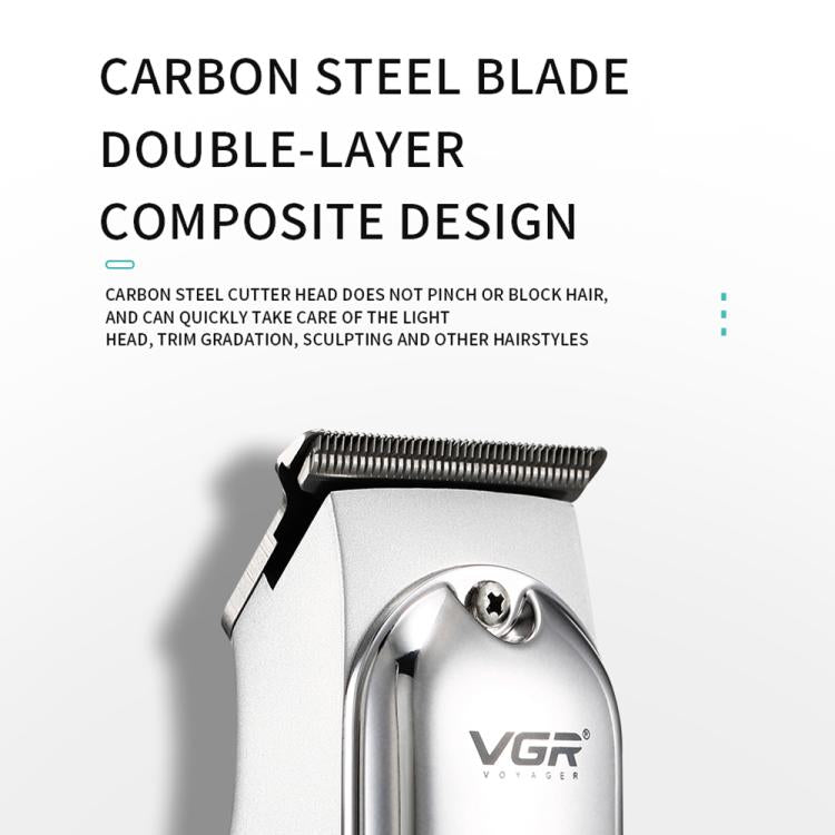 VGR V-071 Cortadora Pelo USB Cuchilla Acero Al Carbono 5W