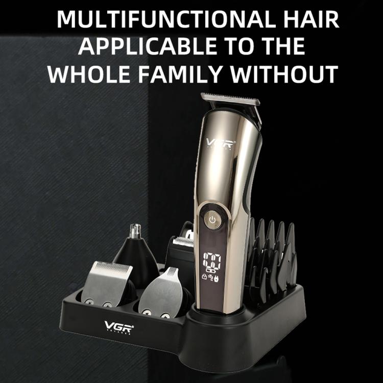 VGR V-107 Cortadora de Cabello Eléctrica 11 En 1 Kit Con Accesorios