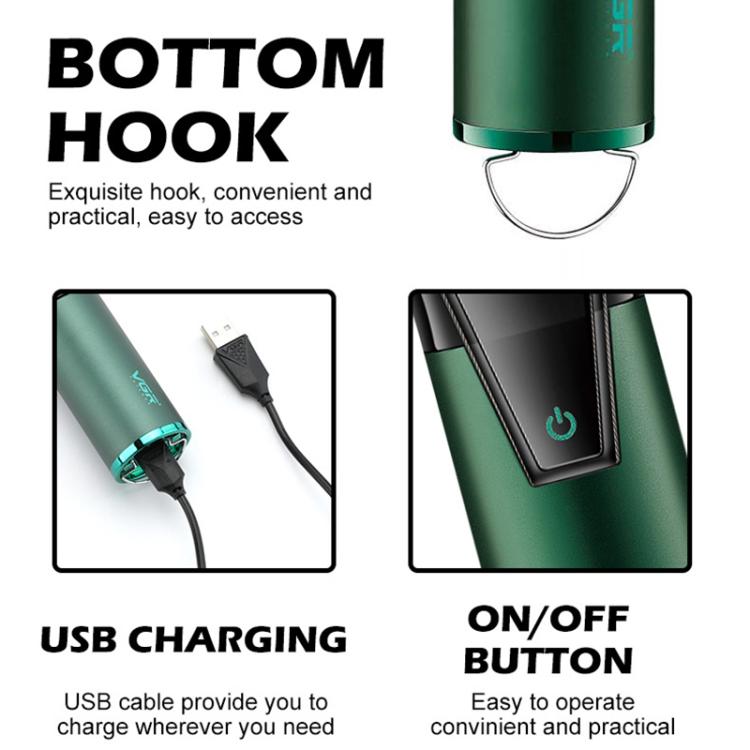 VGR V-677 Cortadora De Cabello Batería 2000 mAh Portátil