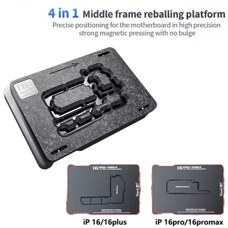 Qianli 4 En 1 Plataforma BGA Reballing Magnética iPhone 16