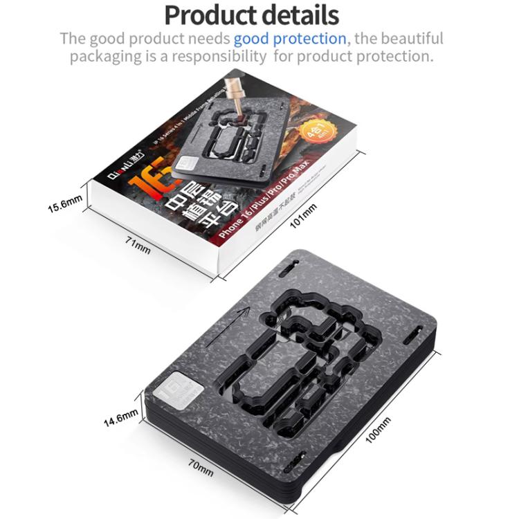 Qianli 4 En 1 Plataforma BGA Reballing Magnética iPhone 16