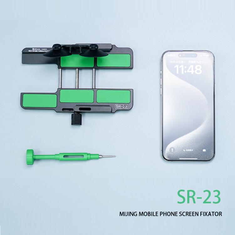 Mijing SR23 Fijador De Pantalla Con Ventosas Teléfono Móvil