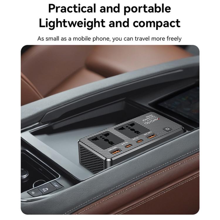 Yesido VC07 Inversor Para Coche 200W CA 220V Portátil