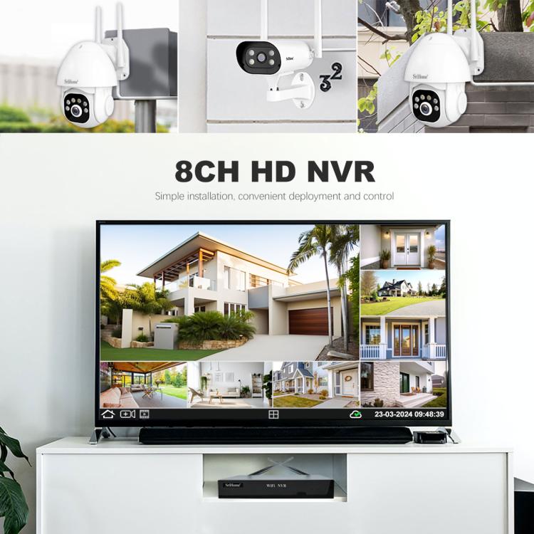 SriHome NVS001E-IPC039B Sistema de cámaras inalámbricas 5MP