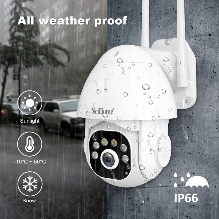 SriHome NVS001E-IPC039B Sistema de cámaras inalámbricas 5MP