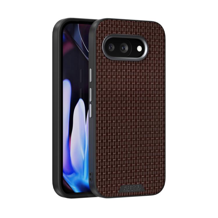 Funda de cuero con patrón ABEL Ruyi 6D Micro Relief MagSafe para teléfono, For Google Pixel 9a, For Google Pixel 9 Pro XL, For Google Pixel 9 / 9 Pro