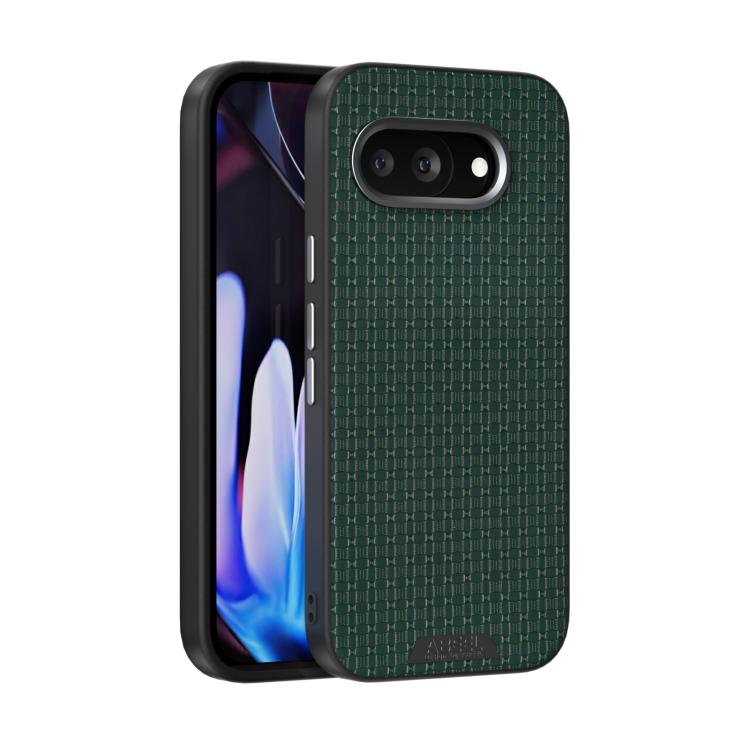 Funda de cuero con patrón ABEL Ruyi 6D Micro Relief MagSafe para teléfono, For Google Pixel 9a, For Google Pixel 9 Pro XL, For Google Pixel 9 / 9 Pro