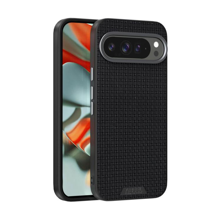 Funda de cuero con patrón ABEL Ruyi 6D Micro Relief MagSafe para teléfono, For Google Pixel 9a, For Google Pixel 9 Pro XL, For Google Pixel 9 / 9 Pro