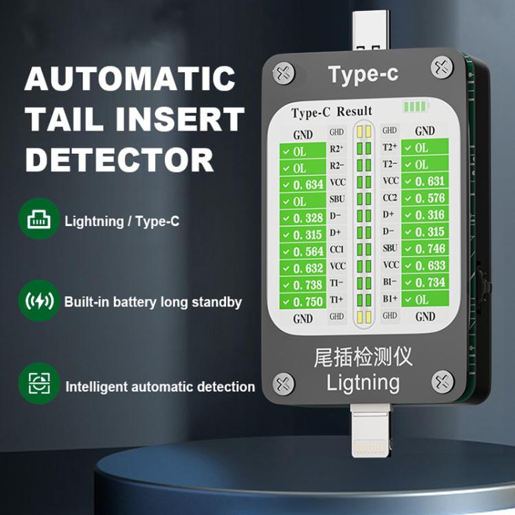 BEST VB-U4 Detector Interfaz Type-C y Lightning Automática