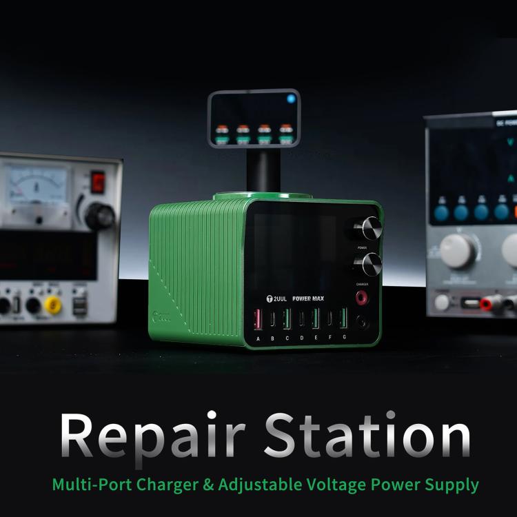 2UUL PC01 Power Max 200W Cargador Multipuertos Voltaje Ajustable