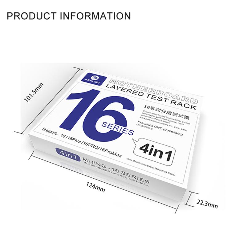 Mijing C24 Fixture De Pruebas Para iPhone 16 Diseño Hueco