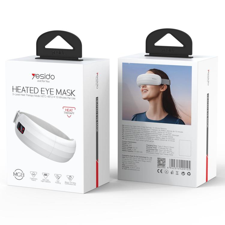 Yesido MG13 Masaje Ocular Con Compresa Caliente 3 Niveles