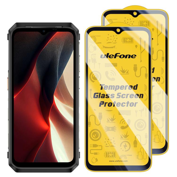 Ulefone 9H HD Protector Pantalla Antihuellas Templado Pack 2
