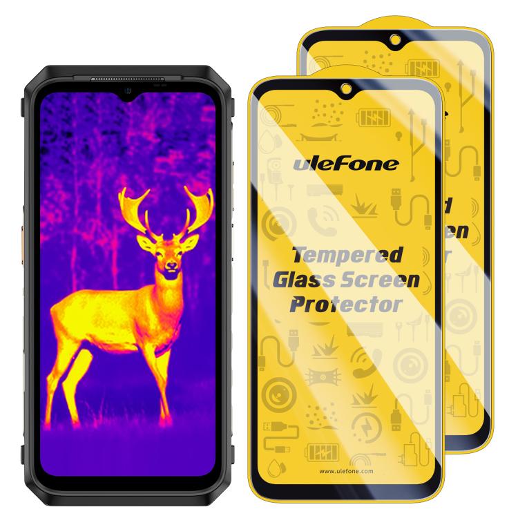 Ulefone 9H HD Protector Pantalla Antihuellas Templado Pack 2
