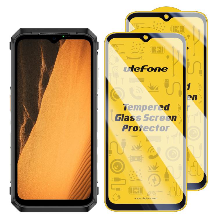 Ulefone 9H HD Protector Pantalla Antihuellas Templado Pack 2