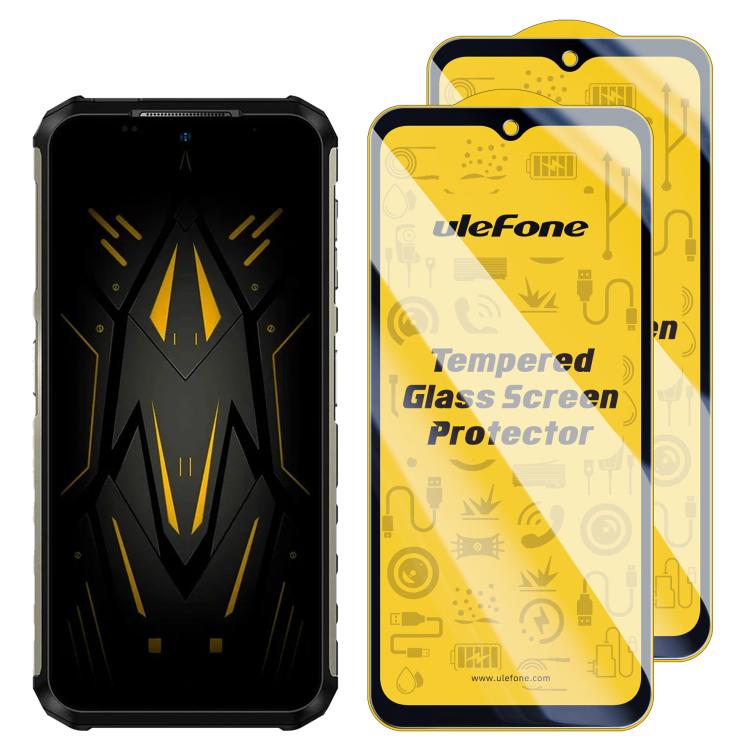 Ulefone 9H HD Protector Pantalla Antihuellas Templado Pack 2