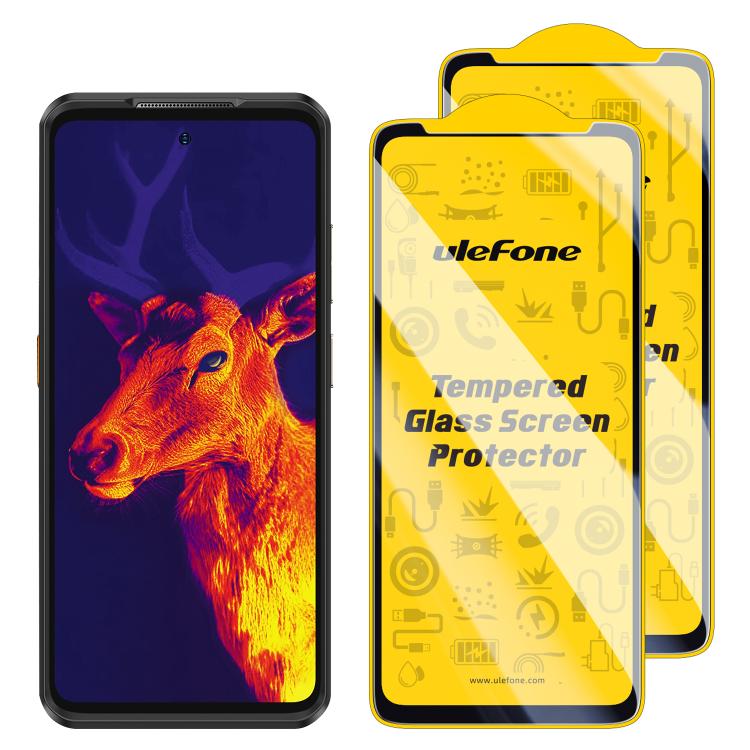 Ulefone 9H HD Protector Pantalla Antihuellas Templado Pack 2