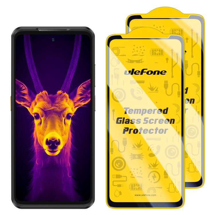 Ulefone 9H HD Protector Pantalla Antihuellas Templado Pack 2
